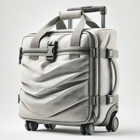 Sac à dos de voyage de luxe 20L, bagage souple à roulettes, résistant à l'eau, portable, pour voyages d'affaires, valise à roulettes pour avion