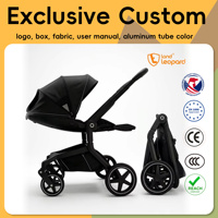 Poussette pour bébé OEM |   Système de voyage respirant EN1888-2, poussette pliable avec cadre en alliage, pour enfants jusqu'à 3 ans, capacité de charge de 20 kg