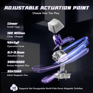 <span class=keywords><strong>Teclado</strong></span> ATTACK SHARK R85 HE con interruptores magnéticos de respuesta rápida y caja de luz personalizada, proveedor ATTACK SHARK en AliExpress <span class=keywords><strong>para</strong></span> computadoras - Product Image 6