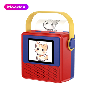 Mooden <span class=keywords><strong>Kids</strong></span> A01 AI 드로잉 프린터 음성 입력 아트 색칠 페이지 휴대용 인스턴트 열전사 인쇄 기계 교육용 장난감 - Product Image 4