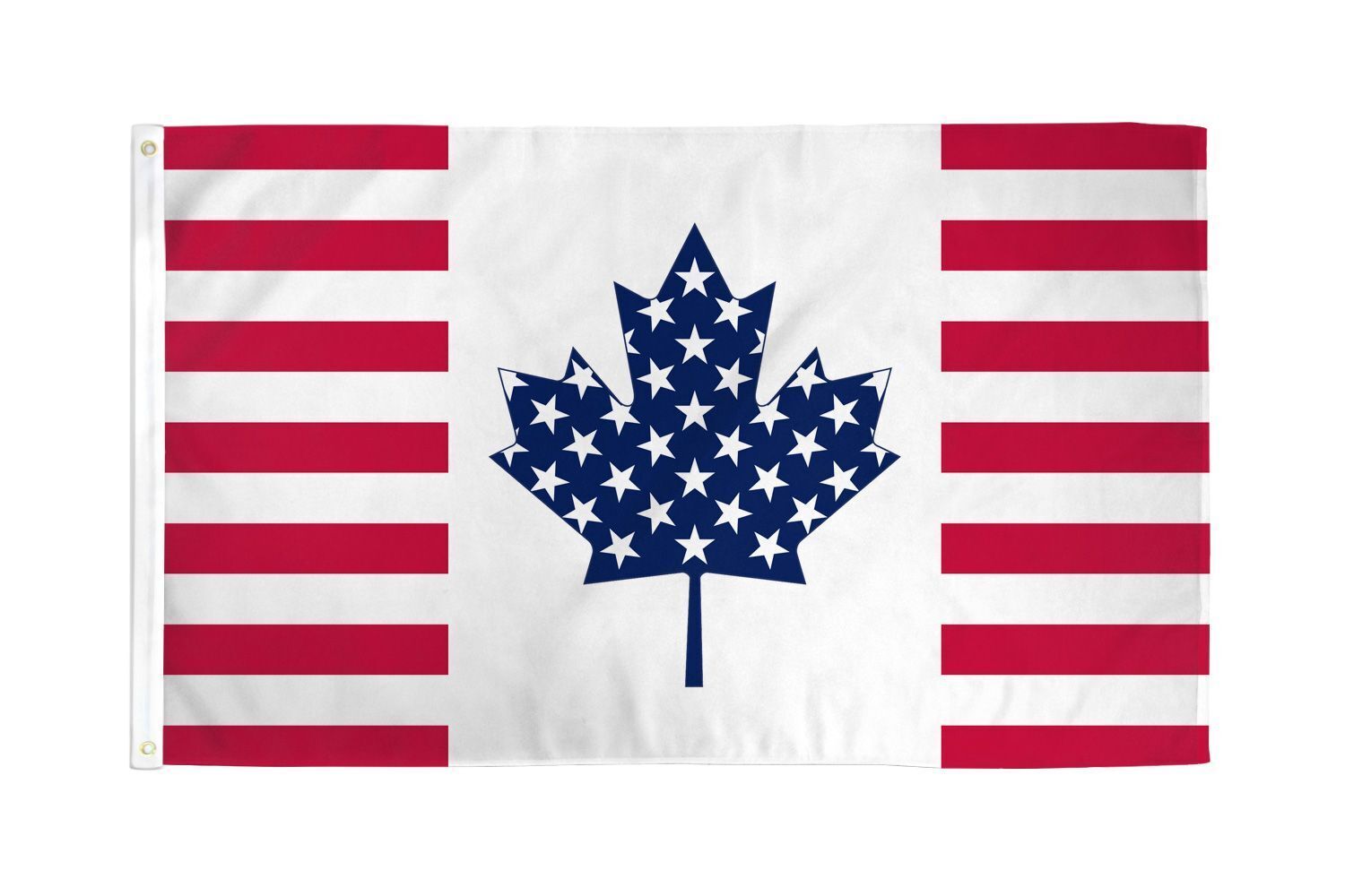 Stampa su tela con bandiera canadese, arte murale moderna, poster del Canada - Italia