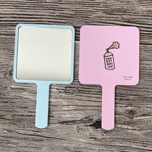 Espejo de Maquillaje de Mano con Logotipo Personalizado, Espejo Promocional OEM Personalizado para Marca y Boutique - Product Image 4