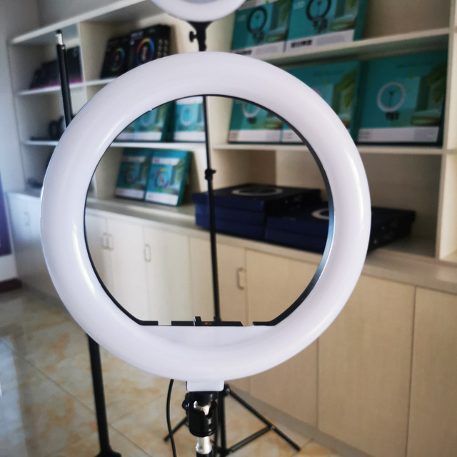 USB Fill Ring Light 12 Inch Photography Lighting Round Light Led Video Lamp with Phone Holder 210cm Tripod Stand for youtube