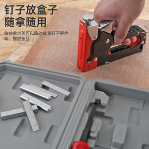 Ensemble de pistolets à clous manuels Xi Meng 3 en 1, 1 à 2,5 pouces, outil professionnel pour le travail du bois, pour usage domestique - Product Image 3