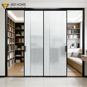 Système de porte coulissante sans cadre ultra-fin - Verre du sol au plafond pour une expérience de vie intérieure-extérieure transparente - Product Image 1