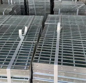 Fabrika özelleştirilmiş galvanizli su tahliye siper kapağı ızgara düz geçit çelik ızgara kapağı