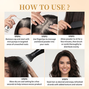 Ready to Ship Invisible Dry <strong>Shampoo</strong> Oil Control Dry <strong>Shampoo</strong> Powder Instant Volumizing Hair Powder Rice Protein Travel Use - Product Image 6