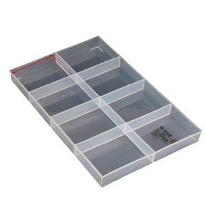 Plastic Storage <b>Box</b> 8 Compartment 322x206x54mm Deep Fixed Grid For <b>Small</b> Parts - Product Image 5
