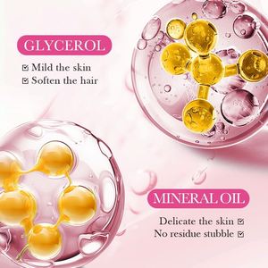 Crème dépilatoire instantanée bio à la vitamine E, à base de plantes et de rose, pour l'éclaircissement des aisselles et des cuisses, marque privée OEM pour femmes - Product Image 6
