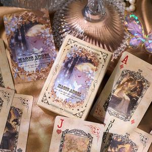 Alta calidad 350gsm Blue Core Paper Vintage Poker Naipes Logotipo personalizable Función de entretenimiento educativo impreso para colección - Product Image 2