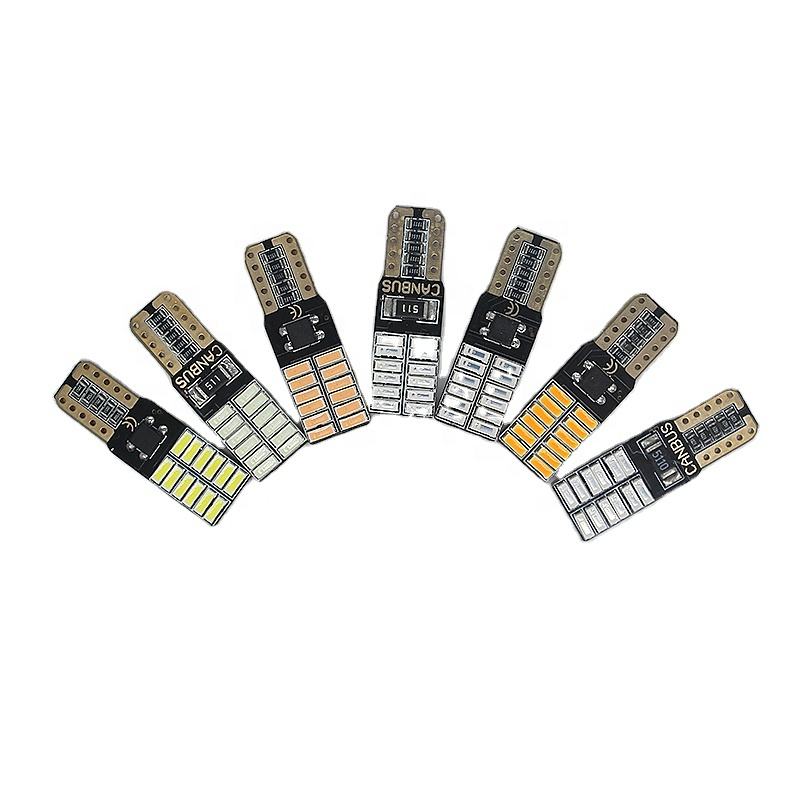 T10 Width Indicator Light 4014 Led Beads 24led Constant Current Non-polar Super Decoding Car Door Light Small Light