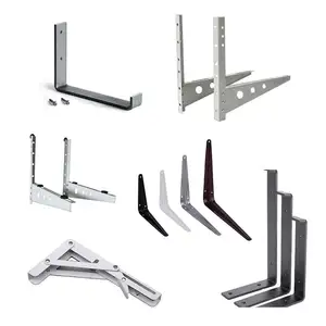 Custom Sheet Metal Fabrication Carbon Steel White Powder Coating Brackets Mounting