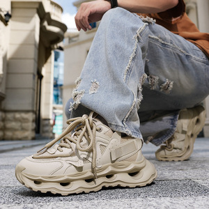 Nuevos Zapatos Deportivos de Malla con Suela Gruesa para Adolescentes, Zapatos Casuales a la Moda, Zapatos Deportivos Modernos para Hombre - Product Image 4