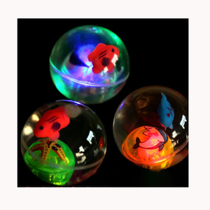 Bán Sỉ Quả Cầu Pha Lê Đàn Hồi Phát Sáng Nhiều Màu Sắc Đồ Chơi Trẻ Em Quả Cầu Nhảy Cho Trẻ Em - Product Image 1