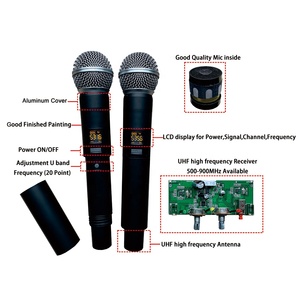 120W 10 "woofer Xe đẩy pin xách tay Powered karaoke Bộ PA Hệ thống loa TWS USB SD Reader + FM + Micro không dây - Product Image 6