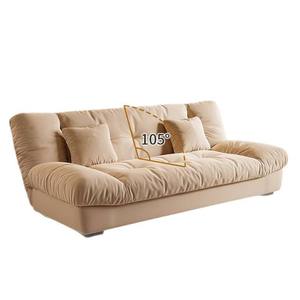 Modern Cloud <b>Sofa</b> Bed 3 Seater <b>Sleeper</b> Couch Fabric Upholstered Foam Filled Wood Frame for Living Room Apartment - Product Image 1