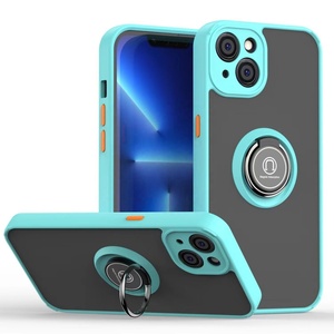 Coque de protection arrière en PC et TPU pour iPhone 15, 13, 14 Pro Max, vente en gros d'usine, avec anneau pour 15 Pro Max - Product Image 5