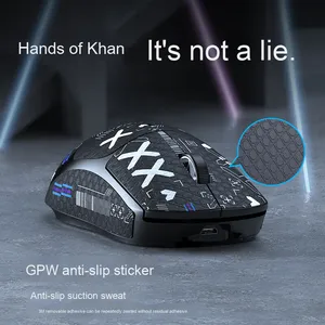 Aufkleber-Etiketten für Gaming-Maus Rechte Hand 1. und <span class=keywords><strong>2</strong></span>. Generation Rutschfest Anti-Schweiß Mattierte Maus-Aufkleber - Product Image 2