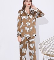 Ensemble de pyjama en soie pour femmes, doux pour la peau et respectueux de la peau, 100% soie, vêtements de nuit en soie de mûrier pour femmes