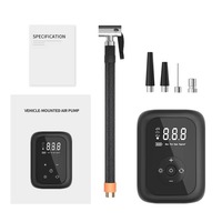 Gonfleur de Pneus Portable Compresseur d'Air Voiture 150 PSI Pompe Électrique pour Moto Vélo Voiture et Ballons Avec Lumière LED