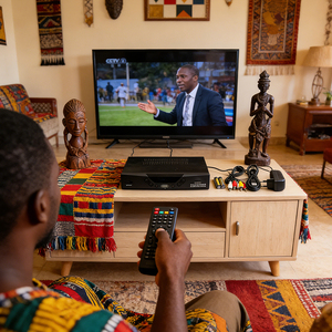 Receptor de TV Satelital Digital Africa Master HD DVB-S2 Set-Top Box 1080p gx6605s - Product Image 5