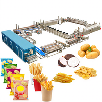 Joyshine 100kg Machine automatique de fabrication de croustilles à pommes de terre Ligne de production de chips Machine à chips à vendre