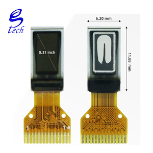 หน้าจอ OLED คริสตัลเหลวขนาด 0.31 นิ้ว ST7312 หน้าจอขนาดเล็กพร้อมขนาดจอแสดงผล 32x62 หน้าจอเปลือย หน้าจอขาวดำ IIC - Product Image 4