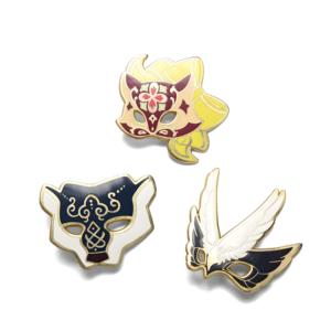 Hot Sale Custom Hard Enamel Pin Badge Cartoon Metallic Iron Zinc Alloy Lapel Pin - Product Image 3