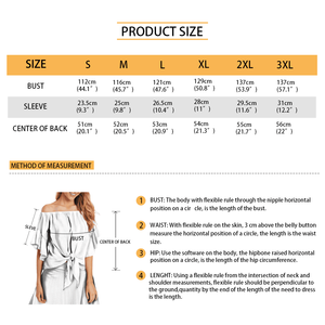 新品2023夏威夷热带印花性感露肩女上衣波利尼西亚部落设计复古时尚女衬衫 - Product Image 6