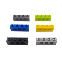 Briques MOC n° 3701 1 x 4 avec trous, accessoires en plastique DIY, briques de construction en vrac