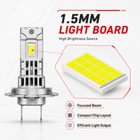 Phare LED tout-en-un SFIDA WM48 avec driver intégré, compatible Canbus, sans erreur EMC, super lumineux blanc 6000K