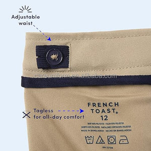 Meisjesschool Skort In Kaki Of Marineblauwe Meisjes Geplooide Rok Skort Rok Meisjes Verstelbare Taille Geplooide Aan De Voorkant - Product Image 6