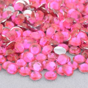 Junao พลอยเทียมคริสตัลเรซิน2มม. 3มม. 4มม. 5มม. 6มม. 92สีสำหรับงานฝีมือ DIY - Product Image 4
