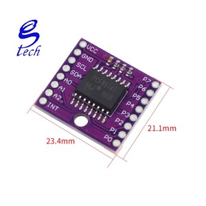 Taidacent 8-<span class=keywords><strong>Bit</strong></span> 100 kHz I2C parallèle Port Bus <span class=keywords><strong>IO</strong></span> Expander PCF8574T Bon prix Modules de pilote d'alimentation d'extension <span class=keywords><strong>IO</strong></span> numérique à distance - Product Image 3