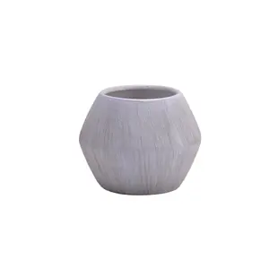 Groothandel Handgemaakte Keramische Pot Voor Kaars Custom Clear Kaars Pot