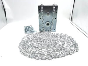 מנוף שרשרת ידני מאלומיניום 4:1 זול בסיטונאות, מנוף שרשרת לדלת גלילה תעשייתית, חלקי חומרה לדלת מוסך, מנוף שרשרת - Product Image 4