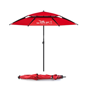 CWFU01 vente en gros 2.4m d'épaisseur Double couche pare-vent pare-soleil pêche parapluie pliant <span class=keywords><strong>carpe</strong></span> pêche abri <span class=keywords><strong>Brolly</strong></span> parapluie - Product Image 5
