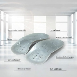 Plantillas Ortopédicas <span class=keywords><strong>para</strong></span> Pies Planos, Transpirables, con Soporte de Arco, <span class=keywords><strong>Corrector</strong></span> de <span class=keywords><strong>Piernas</strong></span> en X/O, Varus y Valgo - Product Image 4