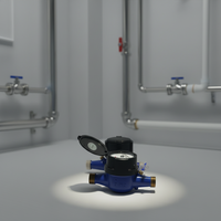Compteur d'eau froide rotatif DN 15-50, prix usine, compteur d'eau multi-jets résidentiel