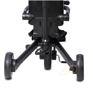 Triciclo para niños con freno enlazado de alta calidad de fábrica, triciclo para bebés de fácil plegado con respaldo tumbado y asiento giratorio para montar en coche - Product Image 1