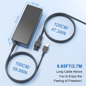 Cargador para Portátil Lenovo de 90W, 20V 4.5A, Conector USB C, Adaptador de Corriente CA de Repuesto para Lenovo <span class=keywords><strong>ThinkPad</strong></span> - Product Image 5