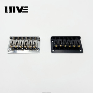 Puente de guitarra <span class=keywords><strong>acústica</strong></span> con rodamiento de bolas de 78MM de gama alta para guitarra eléctrica <span class=keywords><strong>infantil</strong></span>. Placa de cadena de puente en oro, plata y negro. - Product Image 5