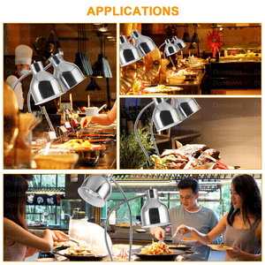 Restaurante Equipo de Hotel De pie Catering Lámpara calentadora de alimentos Calentador eléctrico Buffet Comida de lujo Luz de calor para fiesta de boda - Product Image 4