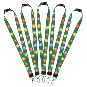 Quality Wholesale Polyester Sublimation Printing Lanyards with Logo Custom Personalized Neck Straps with Metal <b>Hook</b> <b>Clip</b> - Product Image 3