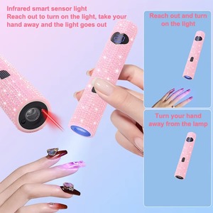 Portable Handheld Mini Nail <b>Lamp</b> For Gel Polish Quick Dry Flashlight Pen USB Nail Dryer Machine Type-C <b>Charging</b> UV LED Nail <b>Lamp</b> - Product Image 5