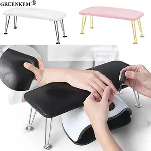 New Leather Pink Nail Arm Rest Professional Pink Nail Art Hand Pillow Cushion Supplies Manicure Salon Nail Arm Rest Hand Pillow