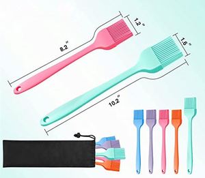 Heat Resistant Cooking Brush for <b>BBQ</b> Grill Baking Kitchen Brush for Oil Silicone Pastry Basting Brush - Product Image 6