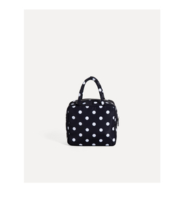 Bolso cuadrado mini de moda con estampado de lunares para mujer, bolso de hombro o bandolera de nailon informal y práctico - Product Image 3