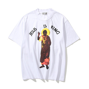 Áo Thun Nam Nữ Thiết Yếu Áo Thun Thời Trang Hip Hop Jesus Is King Cotton Áo Thun Cỡ Lớn Kanye West 2021 - Product Image 5