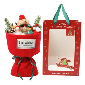 Großhandel Kawaii Bouquet soft Spielzeug Plüsch Material und benutzer definierte Größen Spielzeug Teddybär Plüsch tier beste Weihnachts geschenk für Mädchen
